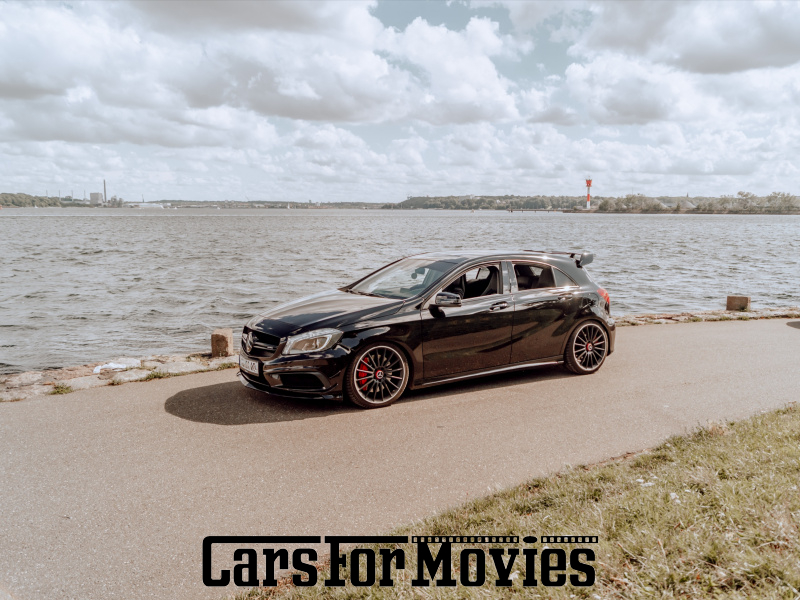 CarsForMovies | Mercedes Benz A 45 AMG 2013 Deutschland Schwarz Schwarz Zivilfahrzeug Kleinwagen Schleswig-Holstein 5218 Tuning